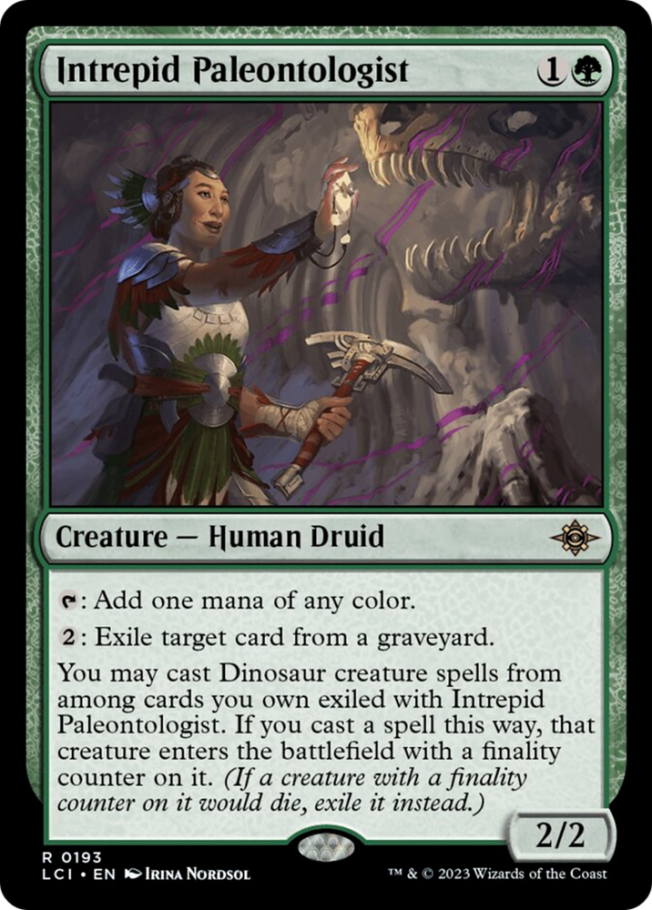 Intrepid Paleontologist [The Lost Caverns of Ixalan] Magic: The Gathering