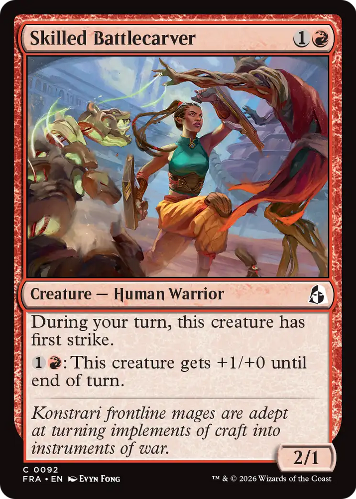 Skilled Battlecarver [Reality Fracture] Magic: The Gathering