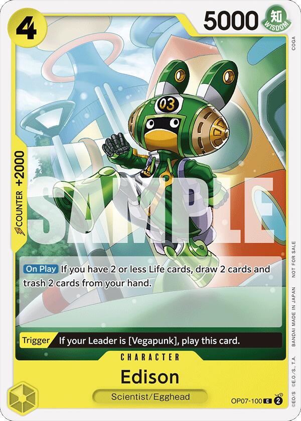 Edison (Tournament Pack 2024 Oct.-Dec.) [One Piece Promotion Cards] Bandai