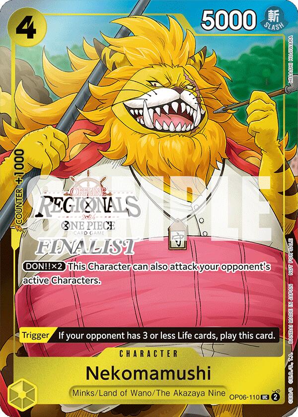 Nekomamushi (Offline Regional 2024 Vol. 3) [Finalist] [One Piece Promotion Cards] Bandai