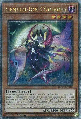 Centur-Ion Chimerea (Quarter Century Secret Rare) [ROTA-EN016] Quarter Century Secret Rare Yu-Gi-Oh!