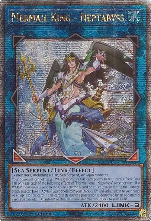 Mermail King - Neptabyss (Quarter Century Secret Rare) [ROTA-EN046] Quarter Century Secret Rare Yu-Gi-Oh!