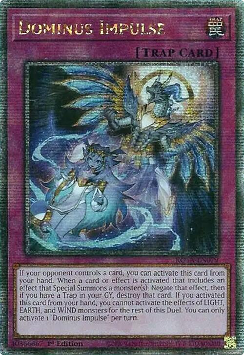 Dominus Impulse (Quarter Century Secret Rare) [ROTA-EN079] Quarter Century Secret Rare Yu-Gi-Oh!