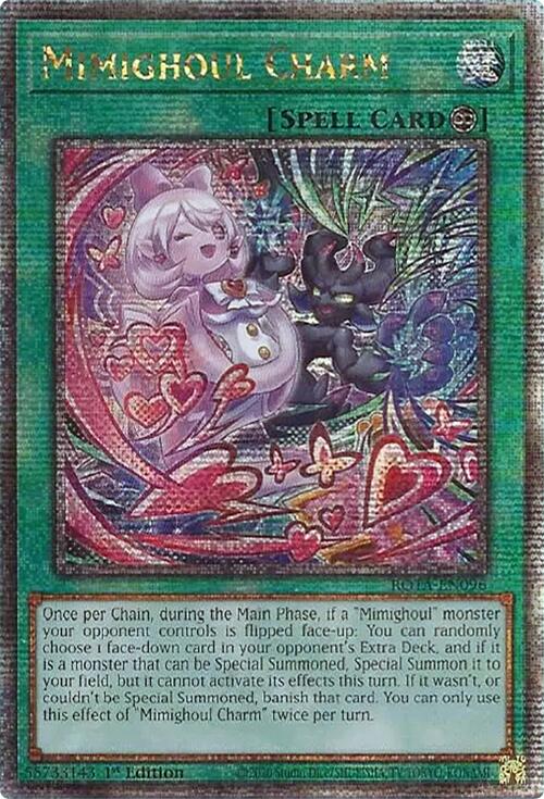 Mimighoul Charm (Quarter Century Secret Rare) [ROTA-EN096] Quarter Century Secret Rare Yu-Gi-Oh!