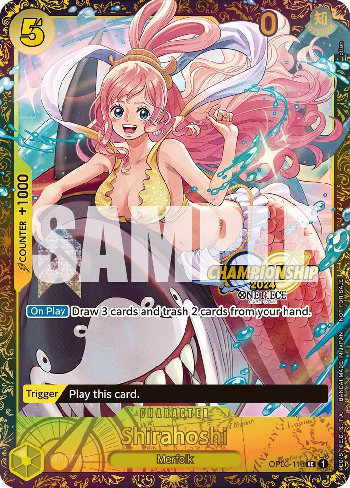 Shirahoshi (October Championship 2024 Online Regional) [One Piece Promotion Cards] Bandai