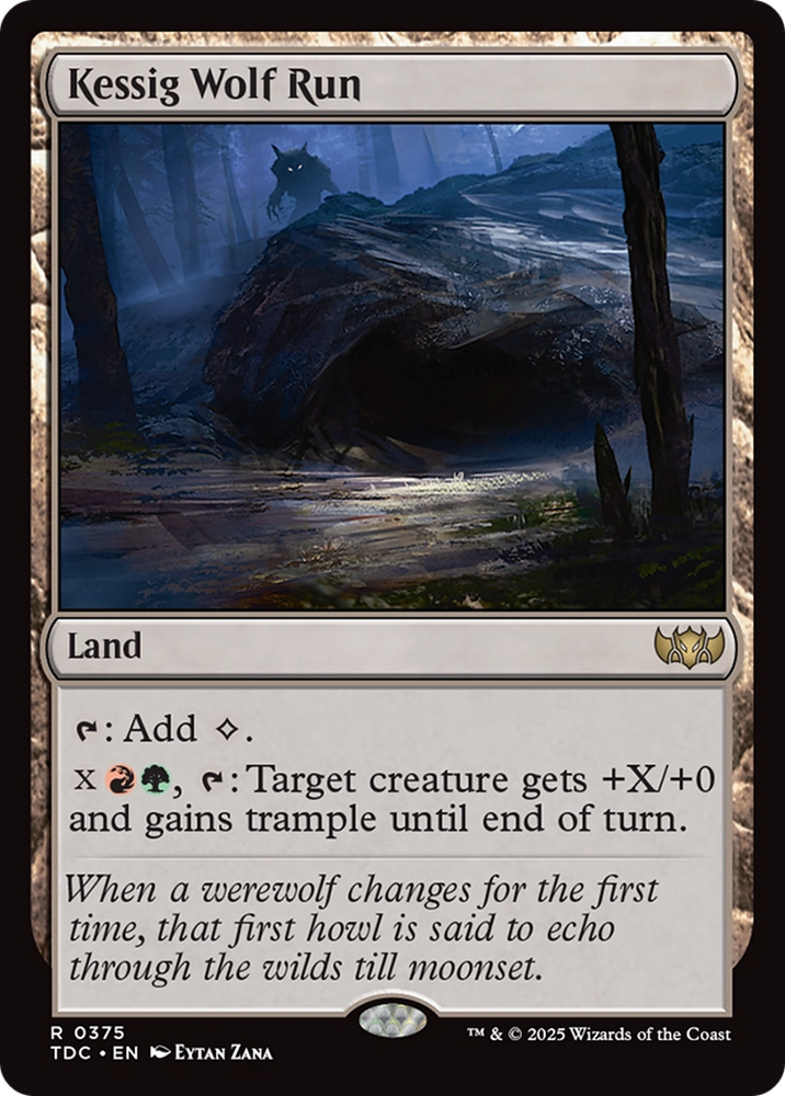 Kessig Wolf Run [Tarkir: Dragonstorm Commander] Magic: The Gathering