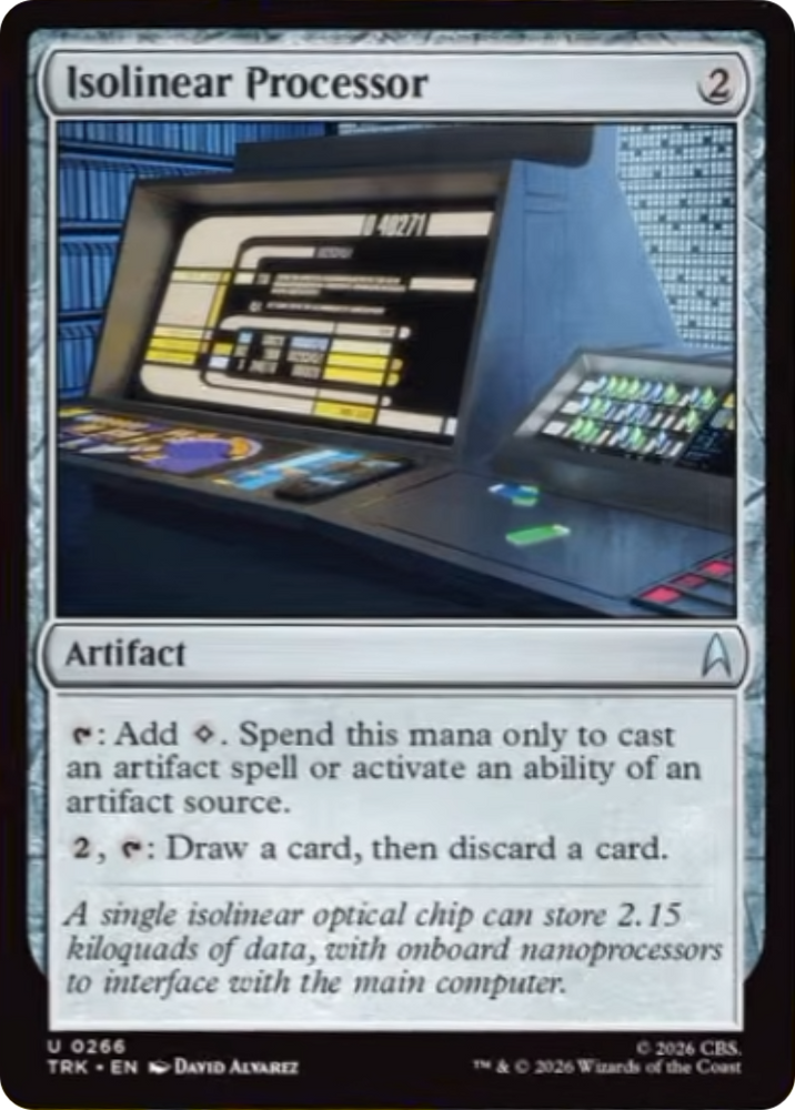 Isolinear Processor [Star Trek] Magic: The Gathering