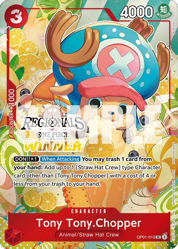 Tony Tony.Chopper (Offline Regional 2024 Vol. 3) [Winner] [One Piece Promotion Cards] Bandai