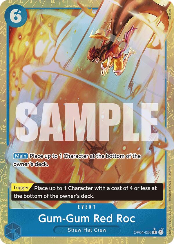 Gum-Gum Red Roc (Alternate Art) [Premium Booster -The Best-] Bandai