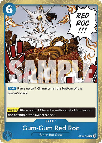 Gum-Gum Red Roc (Jolly Roger Foil) [Premium Booster -The Best-] Bandai