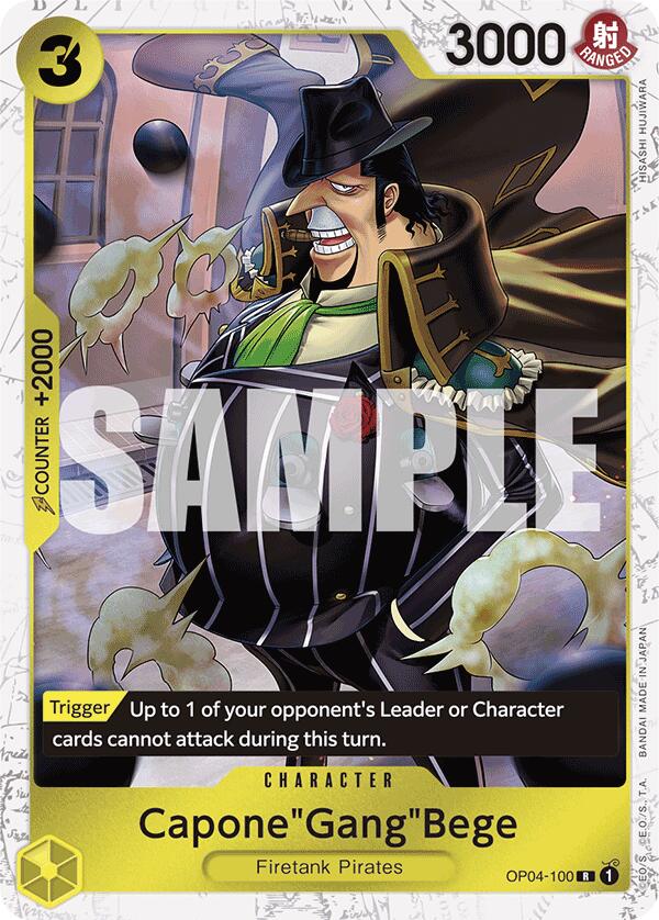 Capone"Gang"Bege (OP04-100) (Jolly Roger Foil) [Premium Booster -The Best-] Bandai