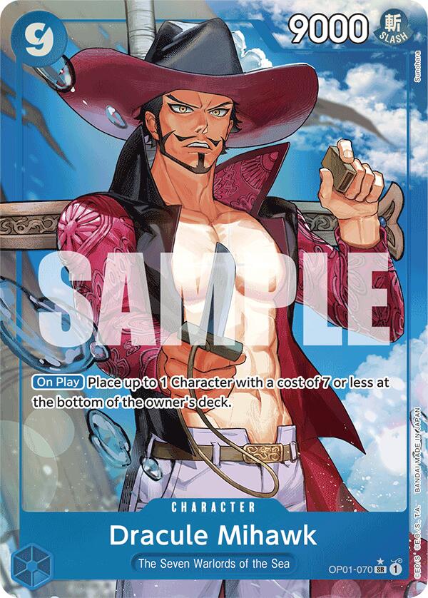 Dracule Mihawk (OP01-070) (Alternate Art) [Premium Booster -The Best-] Bandai