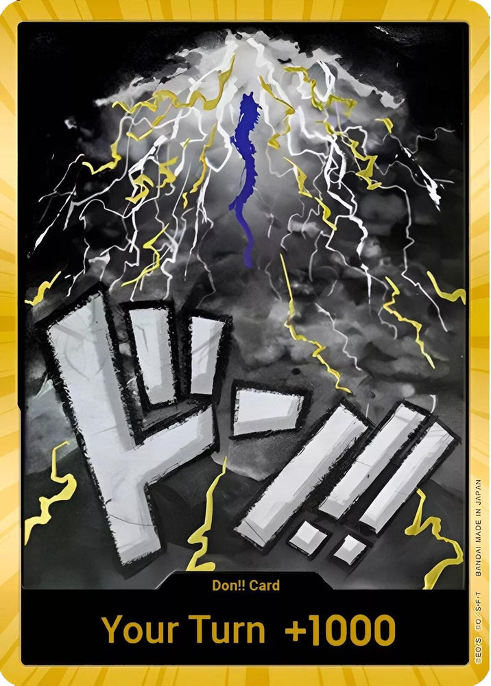 DON!! Card (Kaido) (Gold) [Premium Booster -The Best-] Bandai