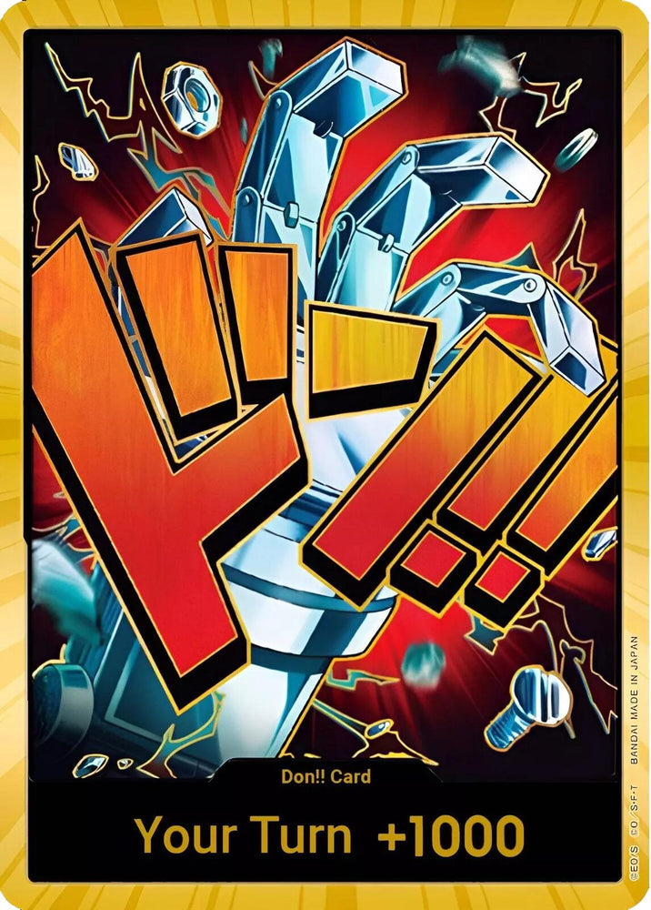 DON!! Card (Eustass "Captain" Kid) (Gold) [Premium Booster -The Best-] Bandai