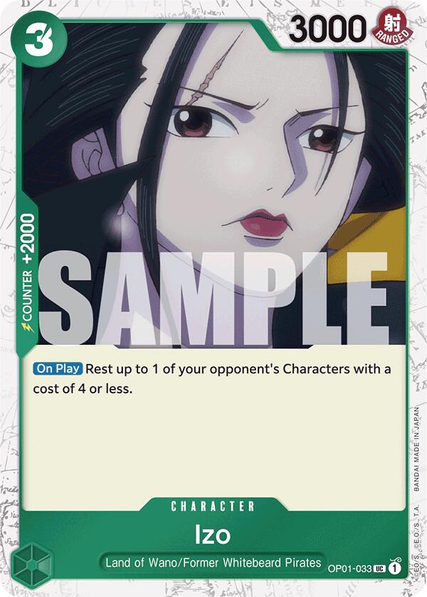 Izo (OP01-033) (Jolly Roger Foil) [Premium Booster -The Best-] Bandai