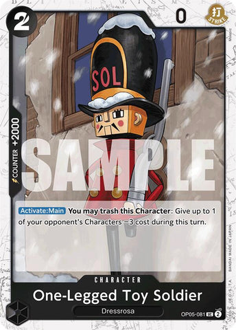 One-Legged Toy Soldier (Jolly Roger Foil) [Premium Booster -The Best-] Bandai