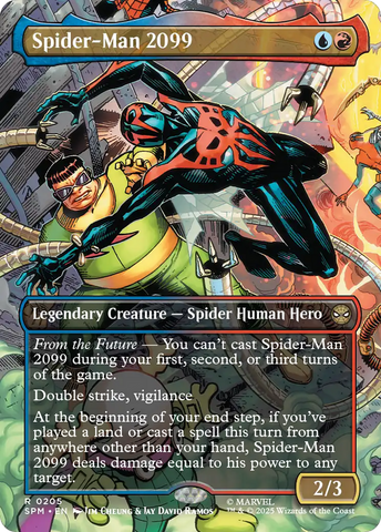 Spider-Man 2099 (0205) (Borderless) [Marvel's Spider-Man] Magic: The Gathering