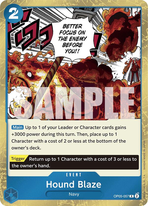 Hound Blaze (Jolly Roger Foil) [Premium Booster -The Best-] Bandai