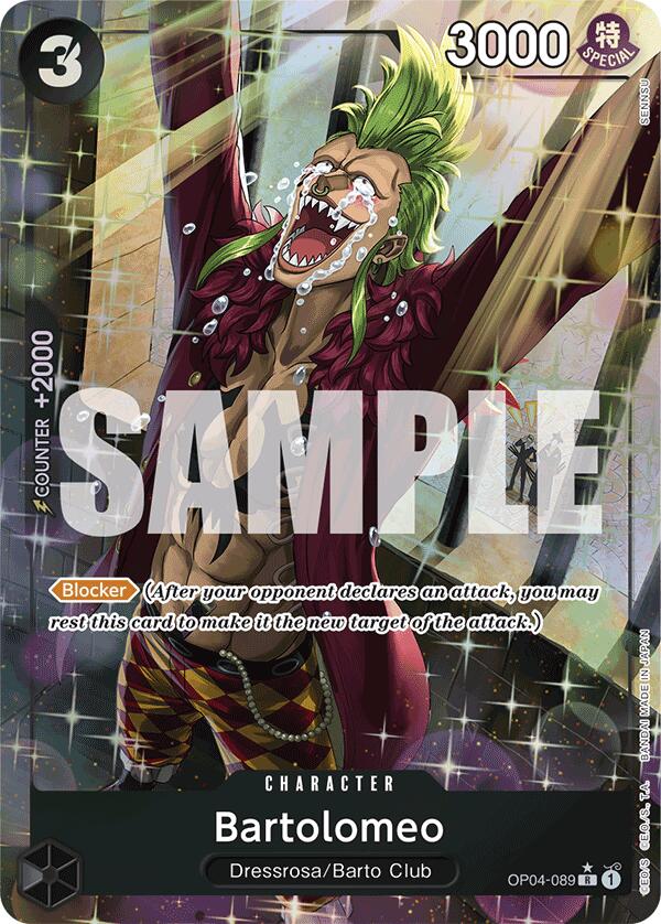 Bartolomeo (OP04-089) (Alternate Art) [Premium Booster -The Best-] Bandai