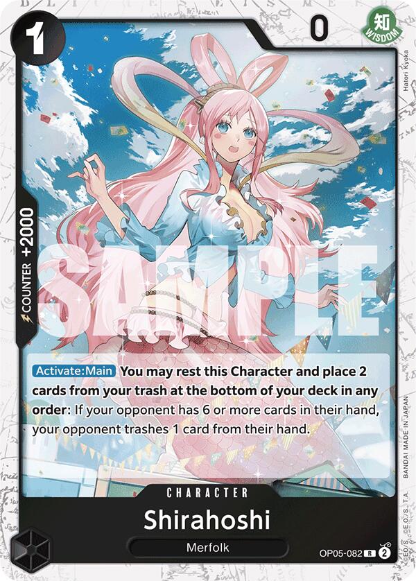 Shirahoshi (OP05-082) (Jolly Roger Foil) [Premium Booster -The Best-] Bandai