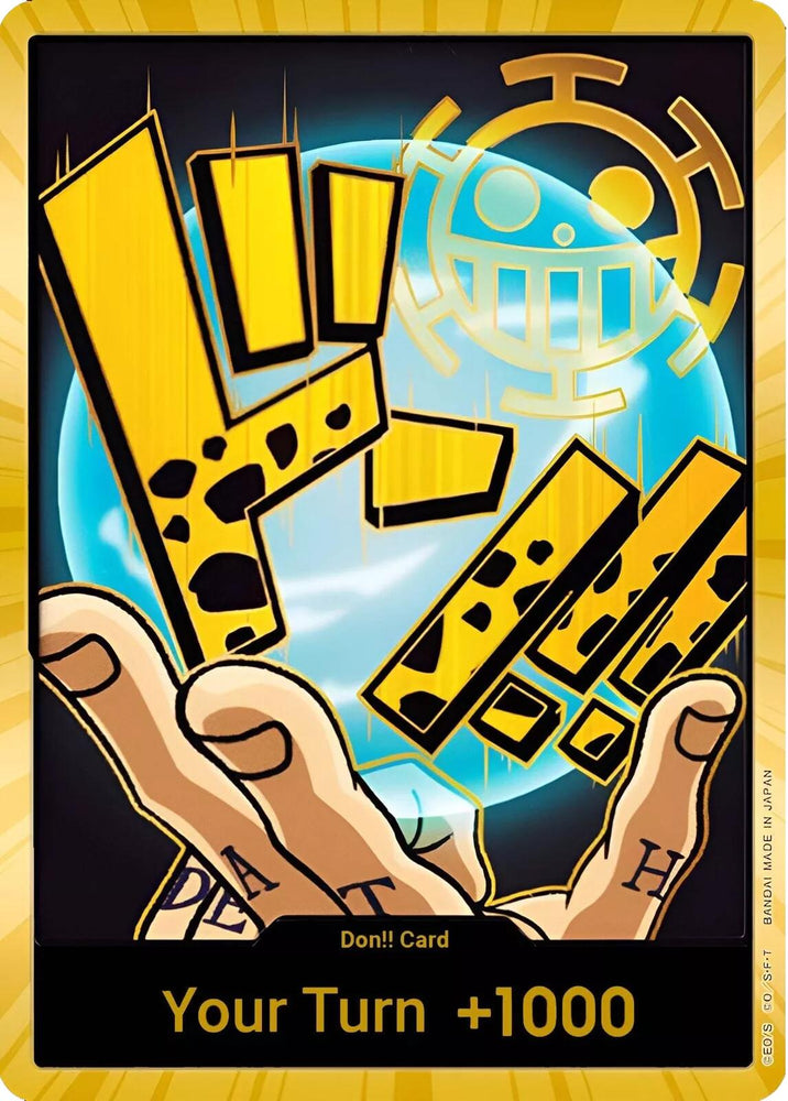 DON!! Card (Trafalgar Law) (Gold) [Premium Booster -The Best-] Bandai