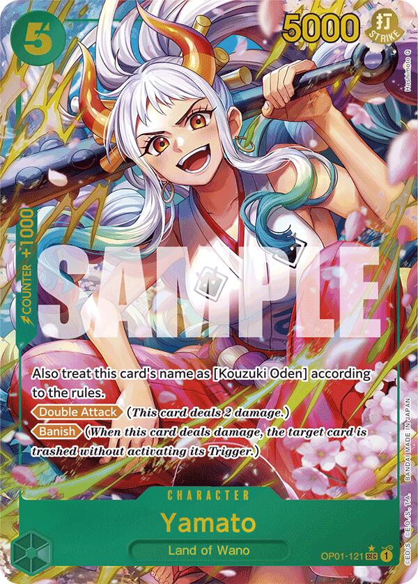 Yamato (OP01-121) (Alternate Art) [Premium Booster -The Best-] Bandai