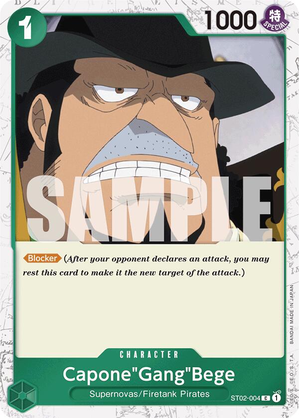 Capone"Gang"Bege (ST02-004) (Jolly Roger Foil) [Premium Booster -The Best-] Bandai