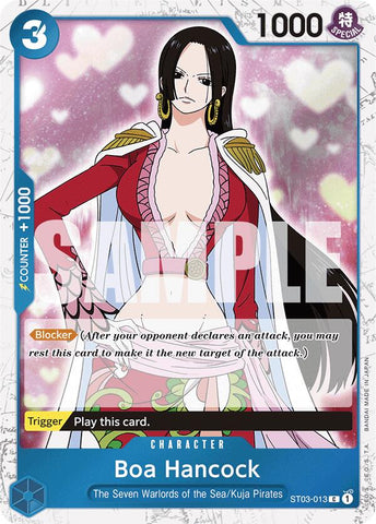 Boa Hancock (ST03-013) (Jolly Roger Foil) [Premium Booster -The Best-] Bandai