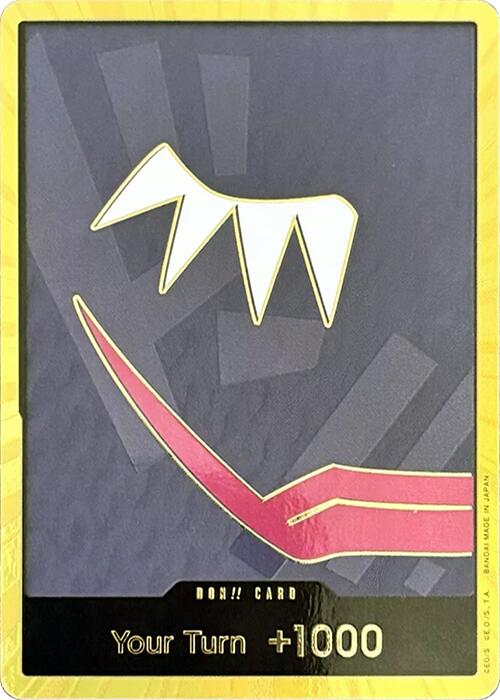 DON!! Card (Rosinante) (Gold) [Premium Booster -The Best-] Bandai