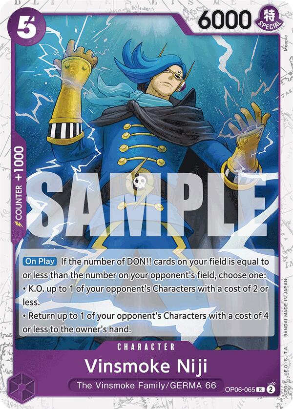 Vinsmoke Niji (OP06-065) (Jolly Roger Foil) [Premium Booster -The Best-] Bandai