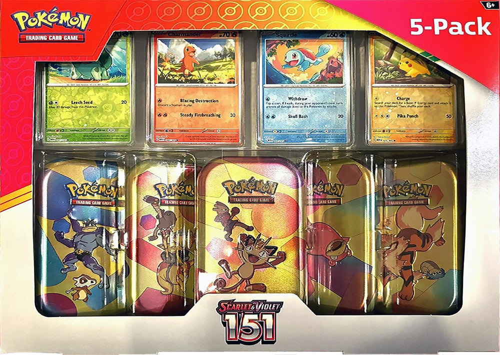 Scarlet & Violet: Base Set - Mini Tins 5-pack (Meowth) Pokémon