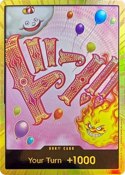 DON!! Card (Big Mom) (Gold) [Premium Booster -The Best-] Bandai