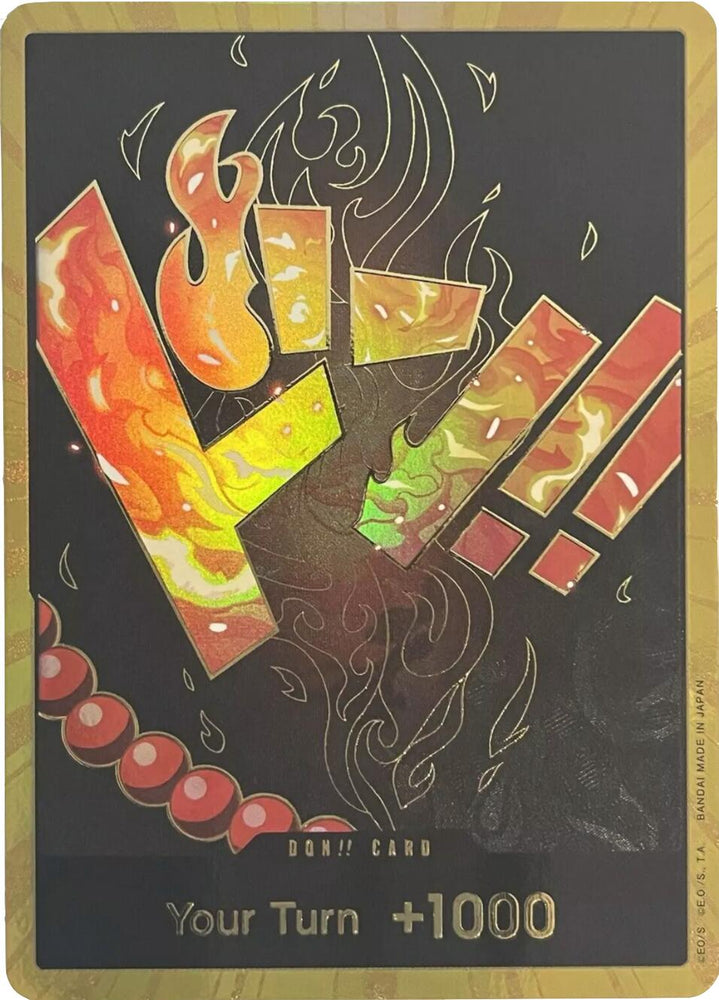 DON!! Card (Ace) (Gold) [Premium Booster -The Best-] Bandai