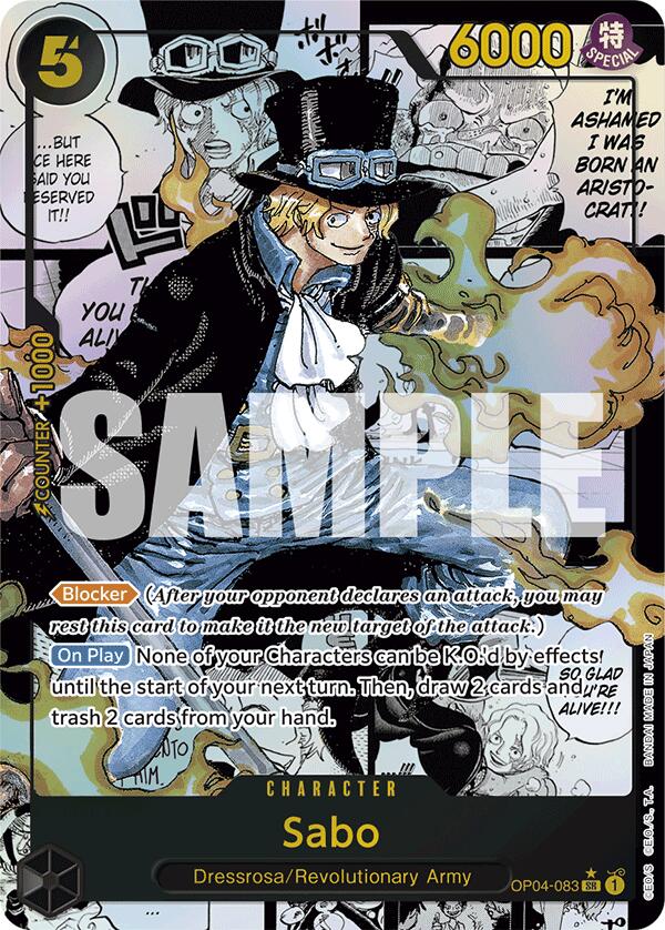 Sabo (OP04-083) (Manga) [Premium Booster -The Best-] Bandai