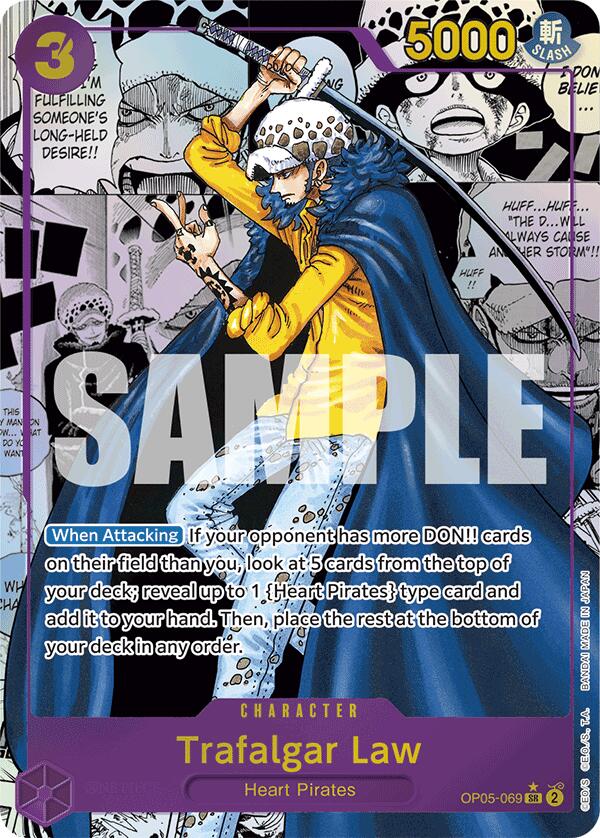 Trafalgar Law (OP05-069) (Manga) [Premium Booster -The Best-] Bandai