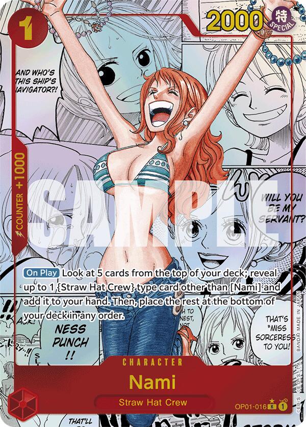 Nami (OP01-016) (Manga) [Premium Booster -The Best-] Bandai