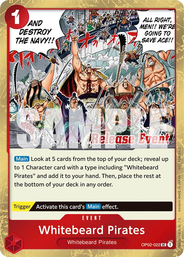 Whitebeard Pirates (ST15 - ST20 Release Event Winner Pack) [One Piece Promotion Cards] Bandai