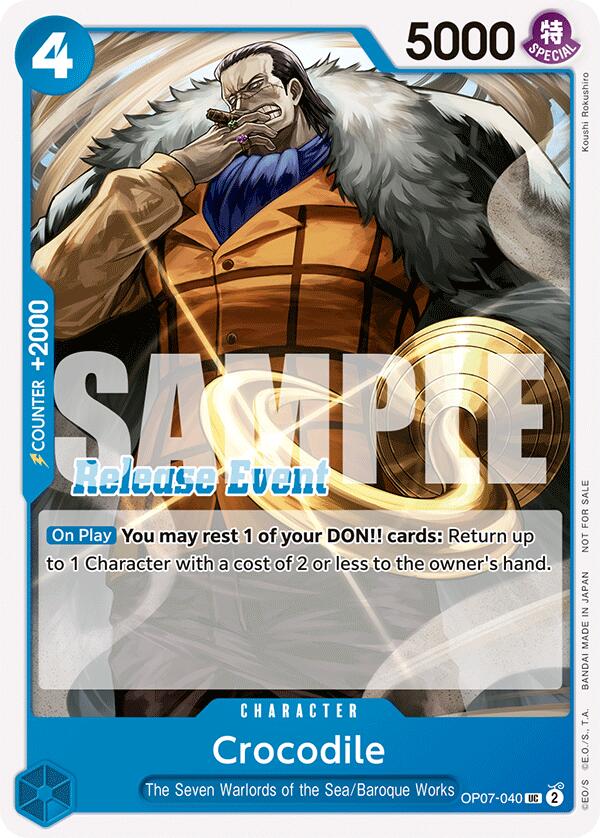 Crocodile (ST15 - ST20 Release Event Pack) [One Piece Promotion Cards] Bandai
