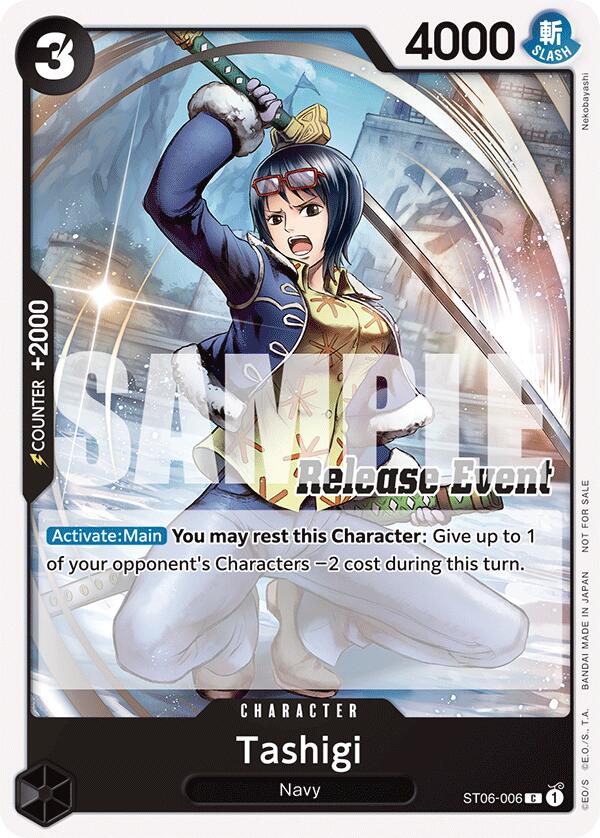 Tashigi (ST15 - ST20 Release Event Pack) [One Piece Promotion Cards] Bandai