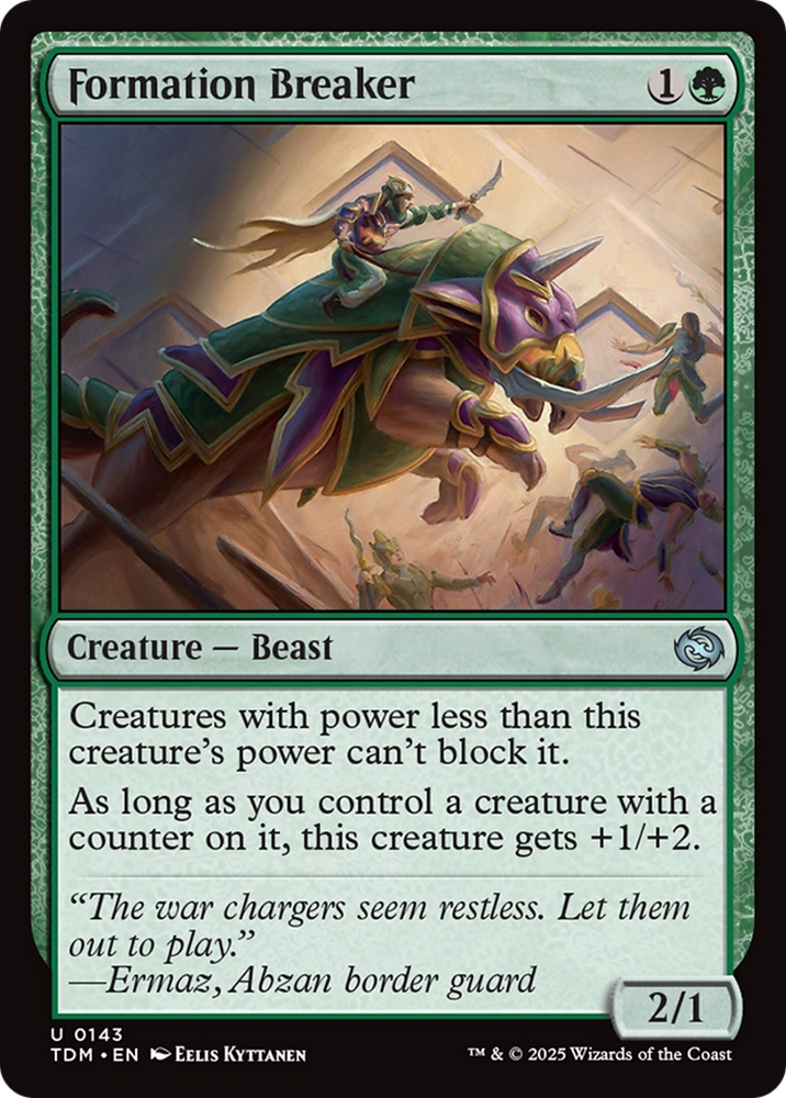 Formation Breaker [Tarkir: Dragonstorm] Magic: The Gathering