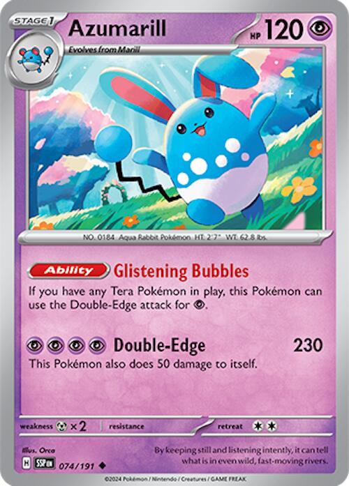 Azumarill (074/191) [Scarlet & Violet: Surging Sparks] Pokémon