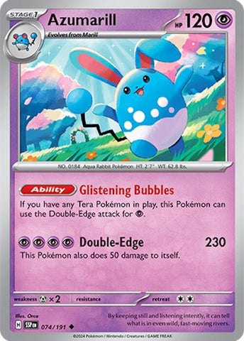 Azumarill (074/191) [Scarlet & Violet: Surging Sparks] Pokémon