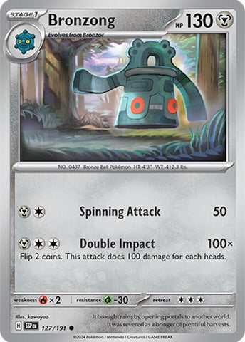 Bronzong (127/191) [Scarlet & Violet: Surging Sparks] Pokémon