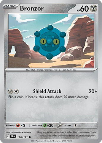 Bronzor (126/191) [Scarlet & Violet: Surging Sparks] Pokémon