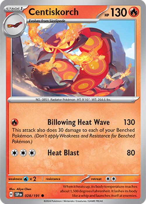 Centiskorch (028/191) [Scarlet & Violet: Surging Sparks] Pokémon