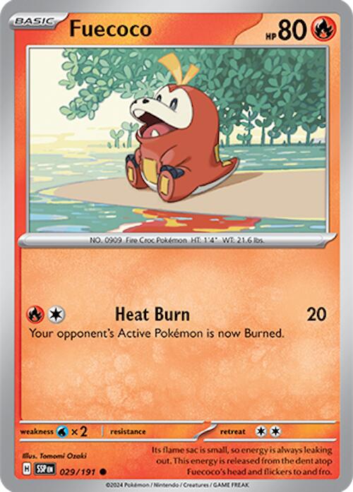 Fuecoco (029/191) [Scarlet & Violet: Surging Sparks] Pokémon