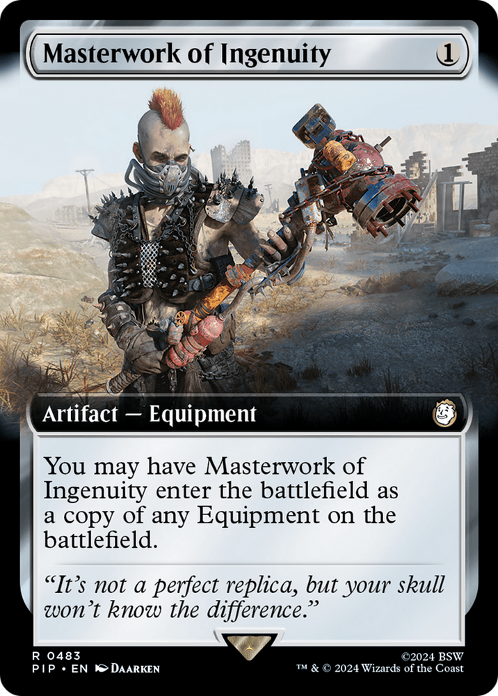 Masterwork of Ingenuity (Extended Art) [Fallout] Magic: The Gathering