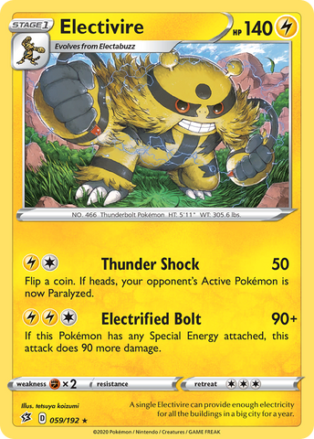 Electivire (059/192) [Sword & Shield: Rebel Clash] Pokémon