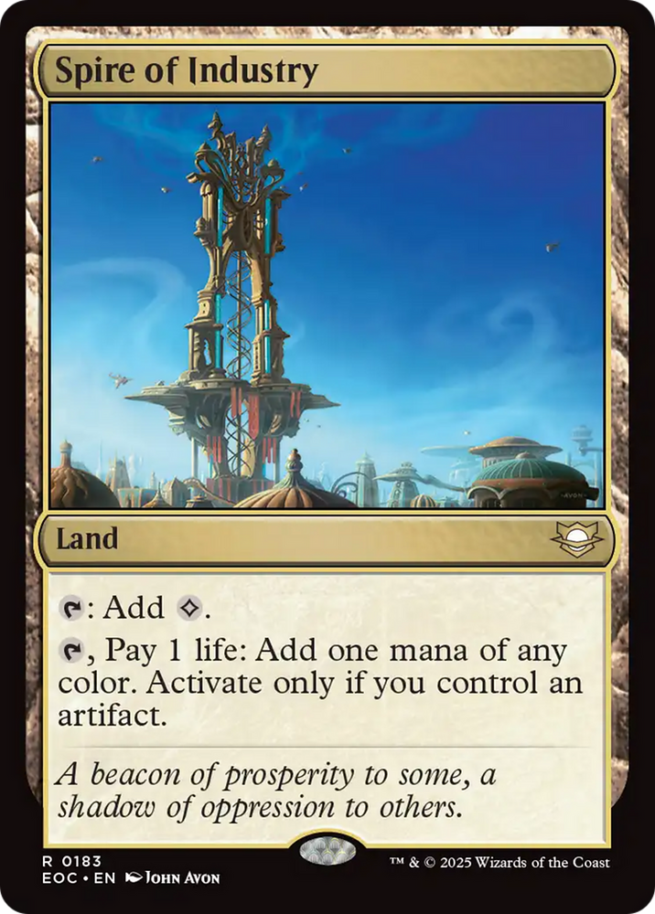 Spire of Industry [Edge of Eternities Commander] Magic: The Gathering