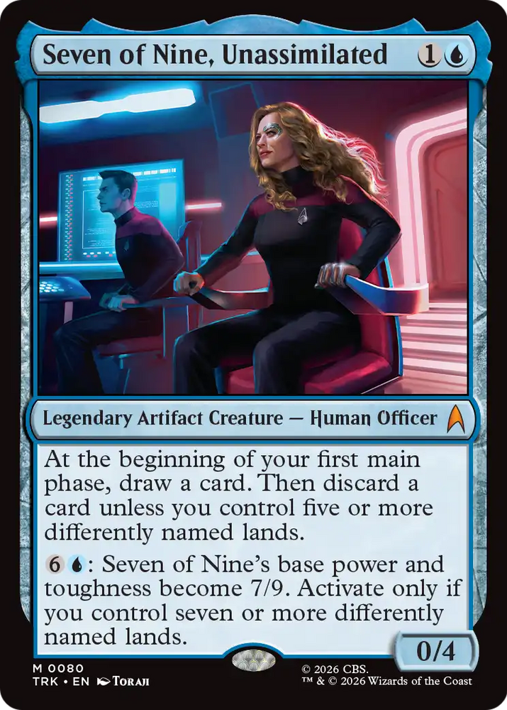 Seven of Nine, Unassimilated [Star Trek] Magic: The Gathering